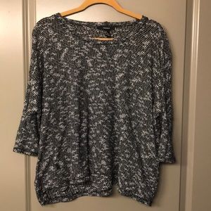 Boxy 3/4 sleeve sweater